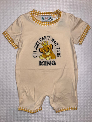 RTS BE A KING ROMPER