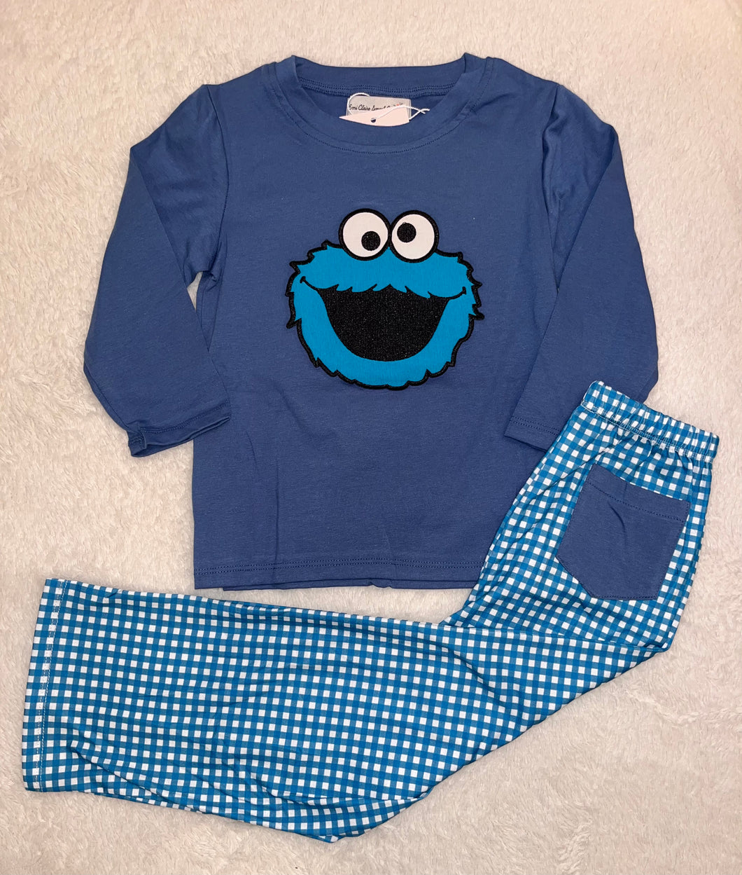 RTS COOKIE MONSTER BOY SET